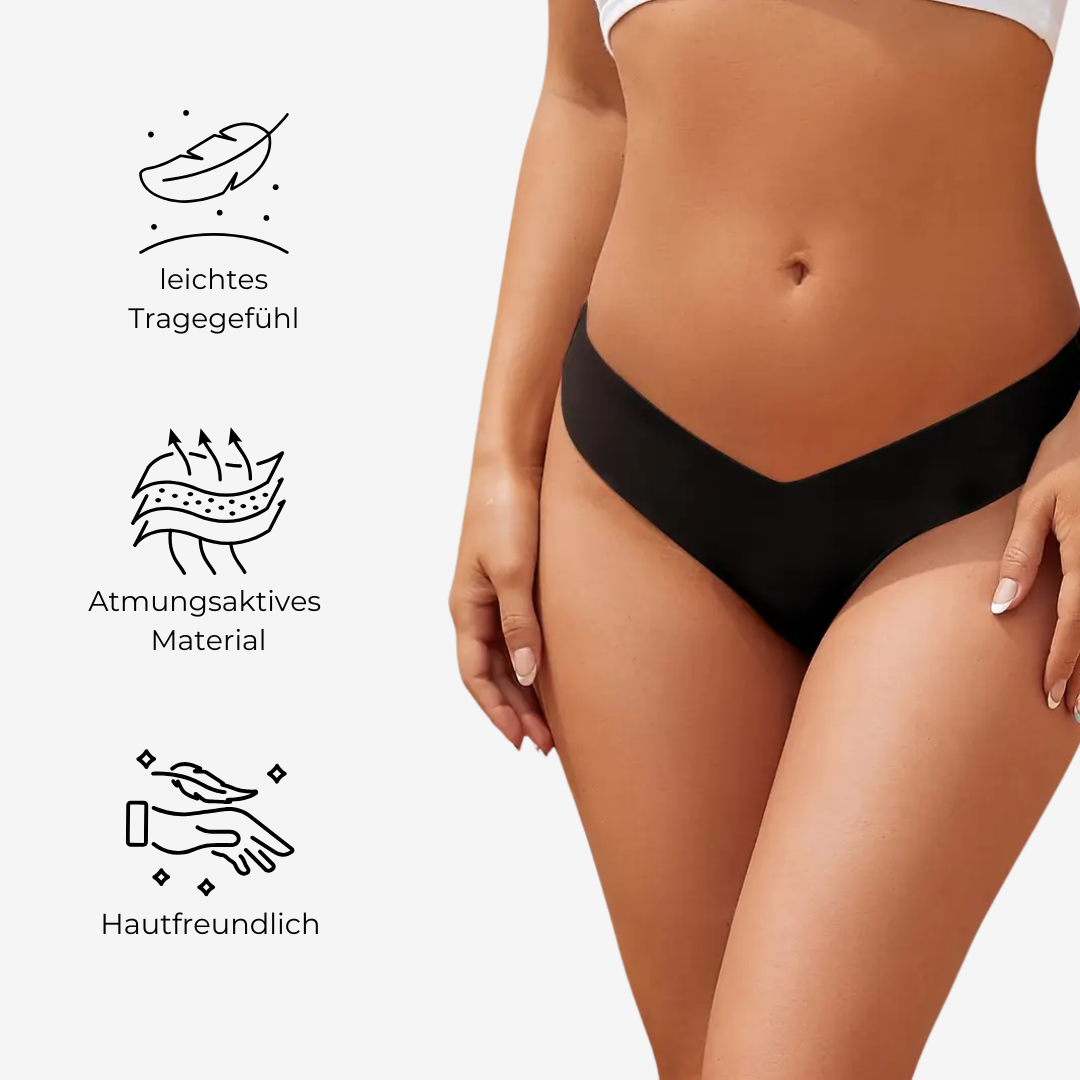 NUBELLE - Nahtloser V-Shape Slip 3er Set