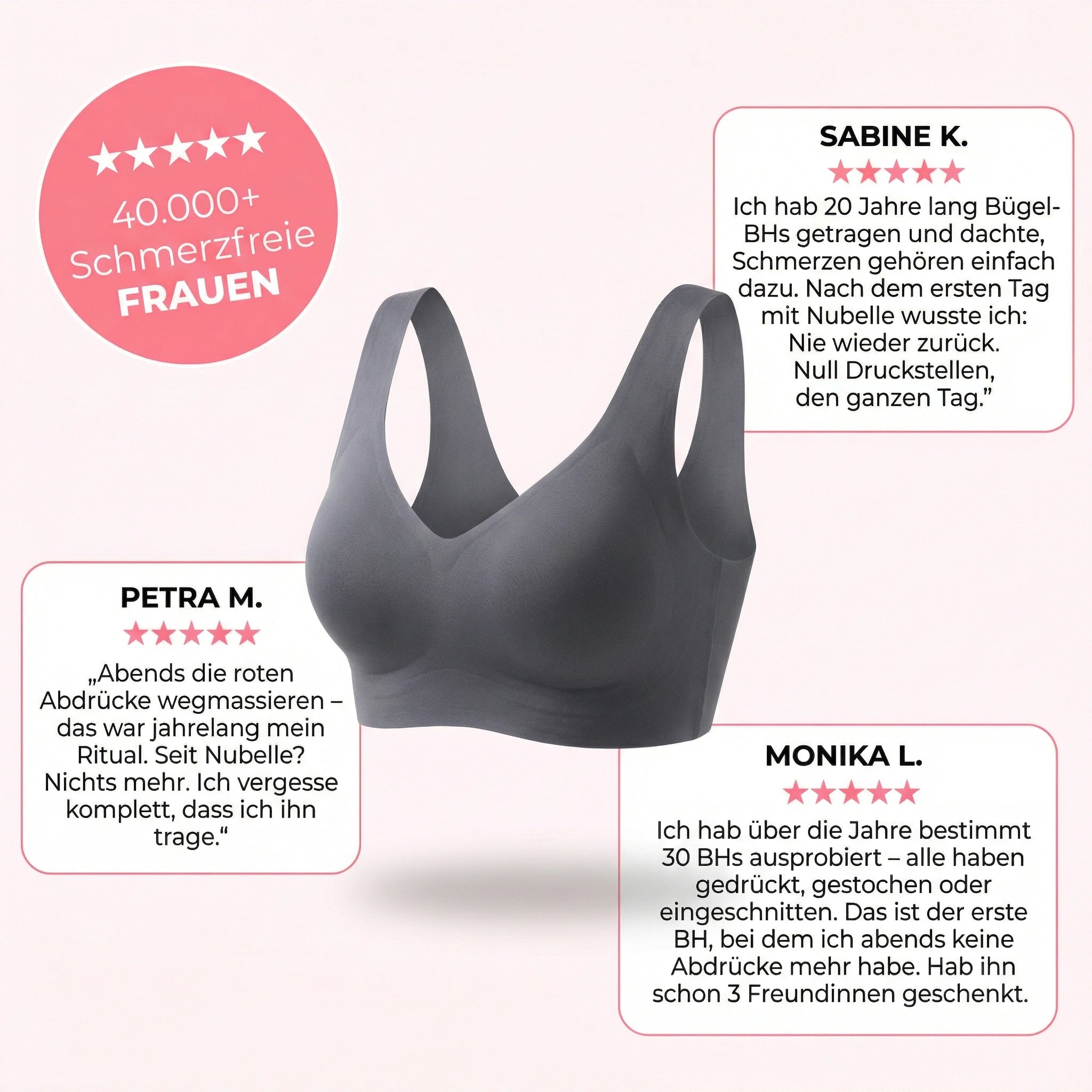 NUBELLE - Nahtloser Premium BH