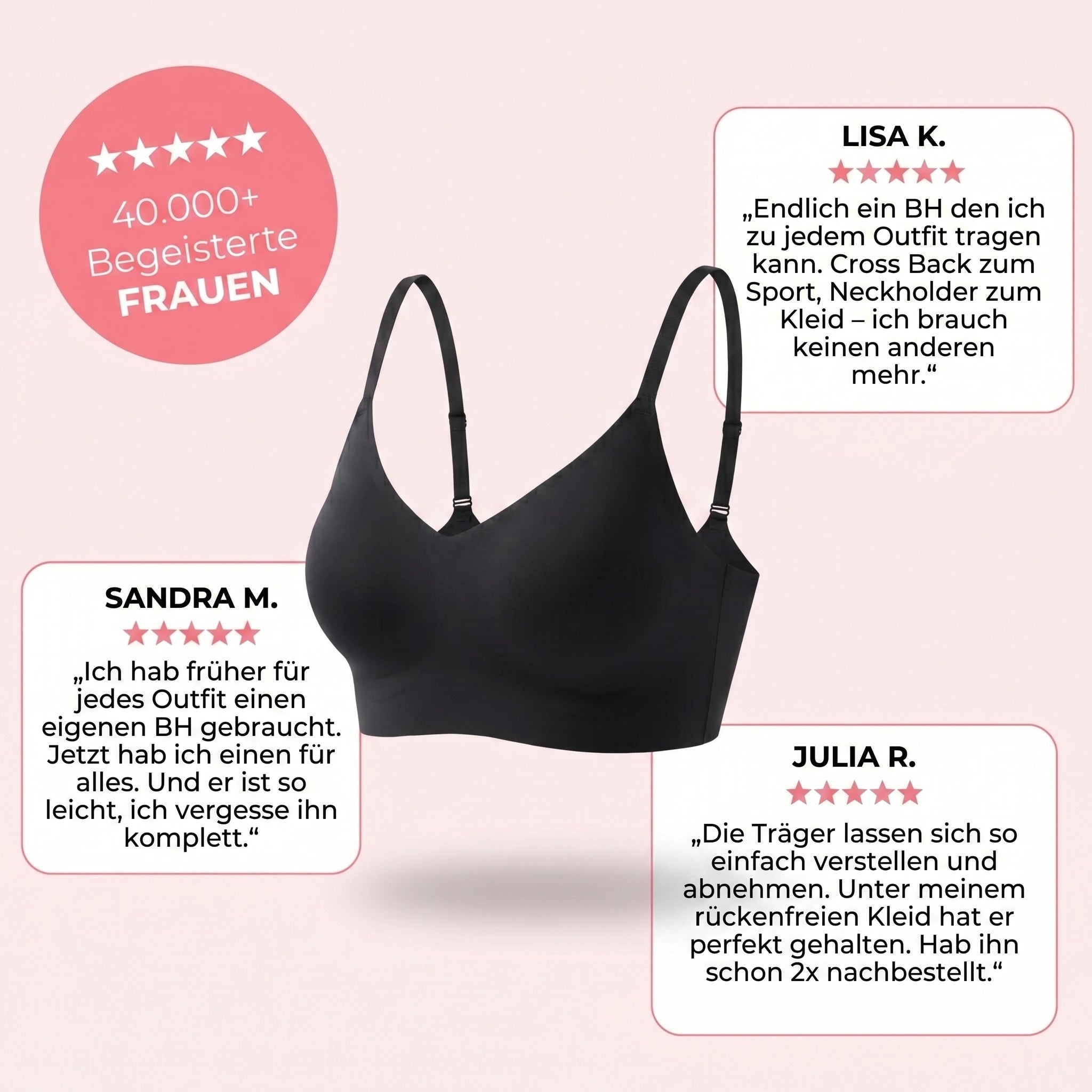 NUBELLE - Nathloser 4-WAY Bra