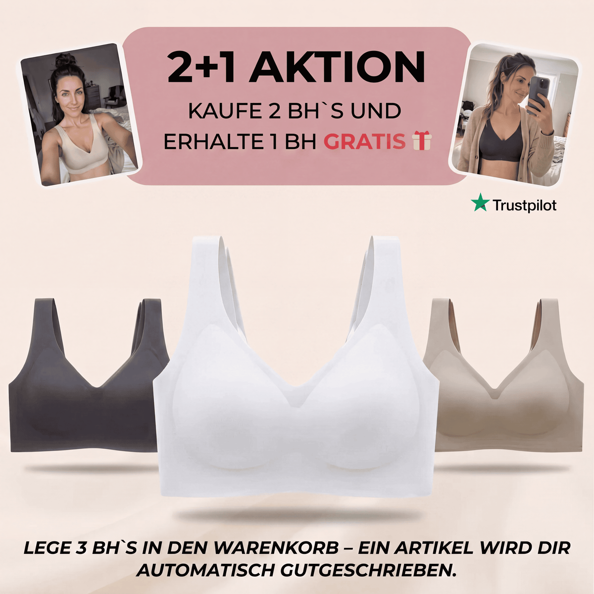 NUBELLE - Soutien-gorge premium sans couture