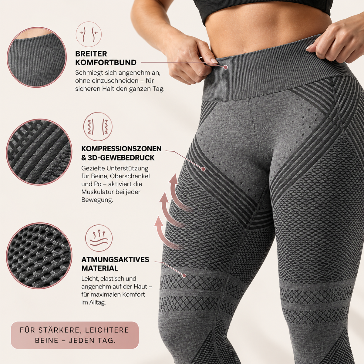 Nubelle ShapeFlow™ Kompressions Leggings