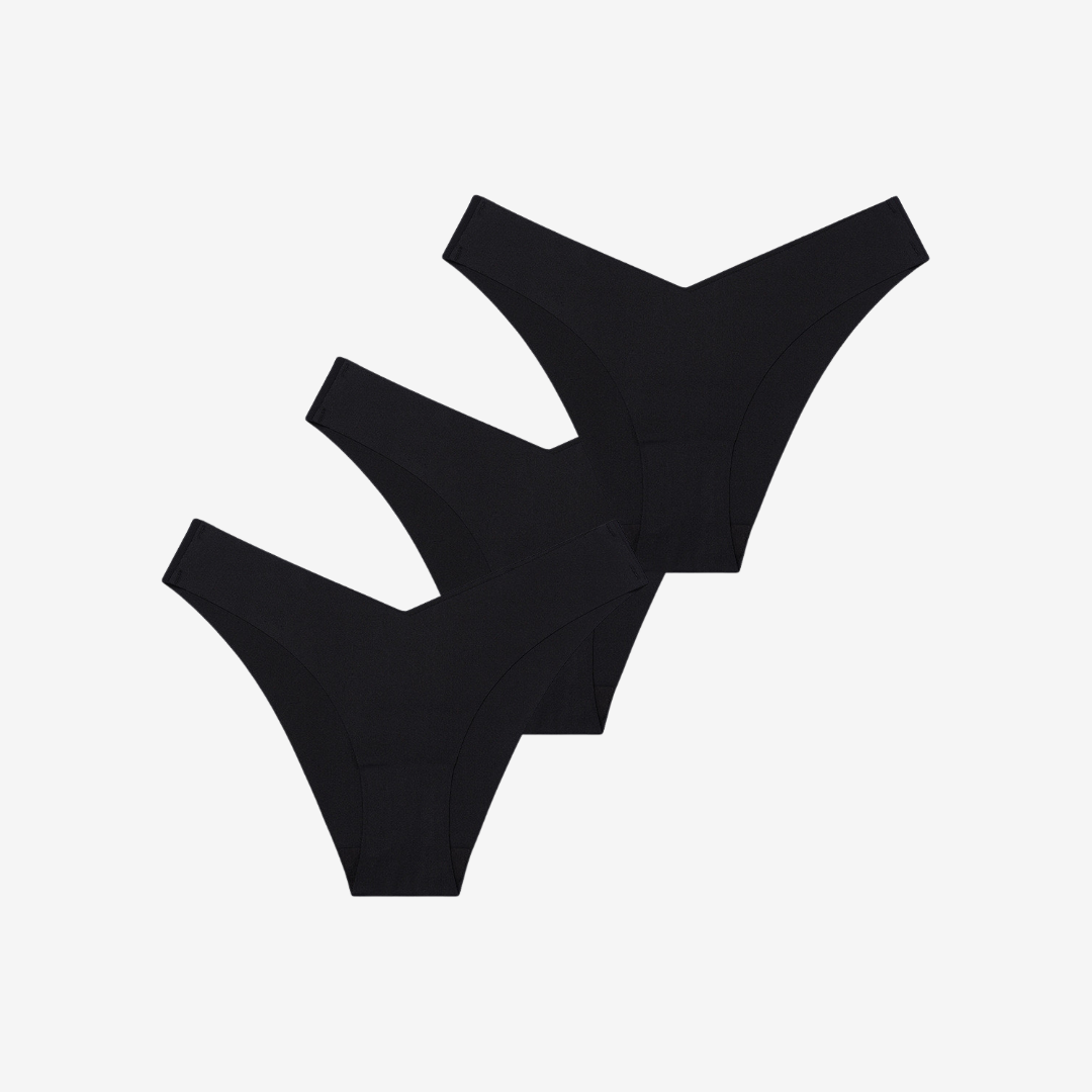 NUBELLE - Nahtloser V-Shape Slip 3er Set