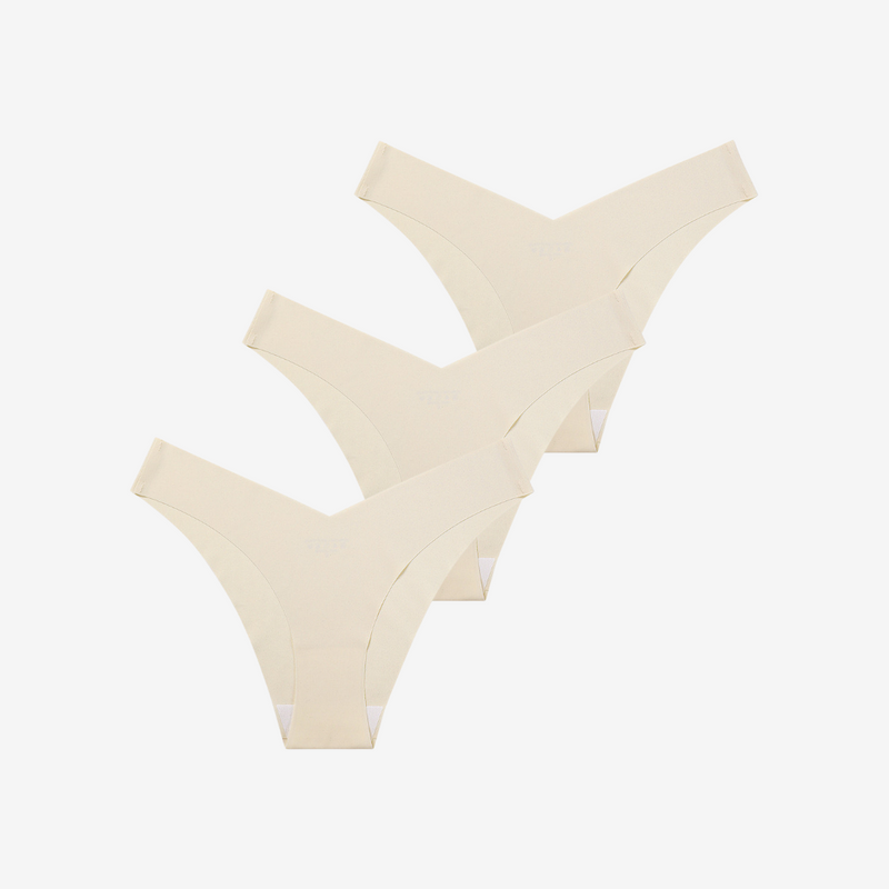 NUBELLE - Seamless V-Shape Slip 3-Pack Set