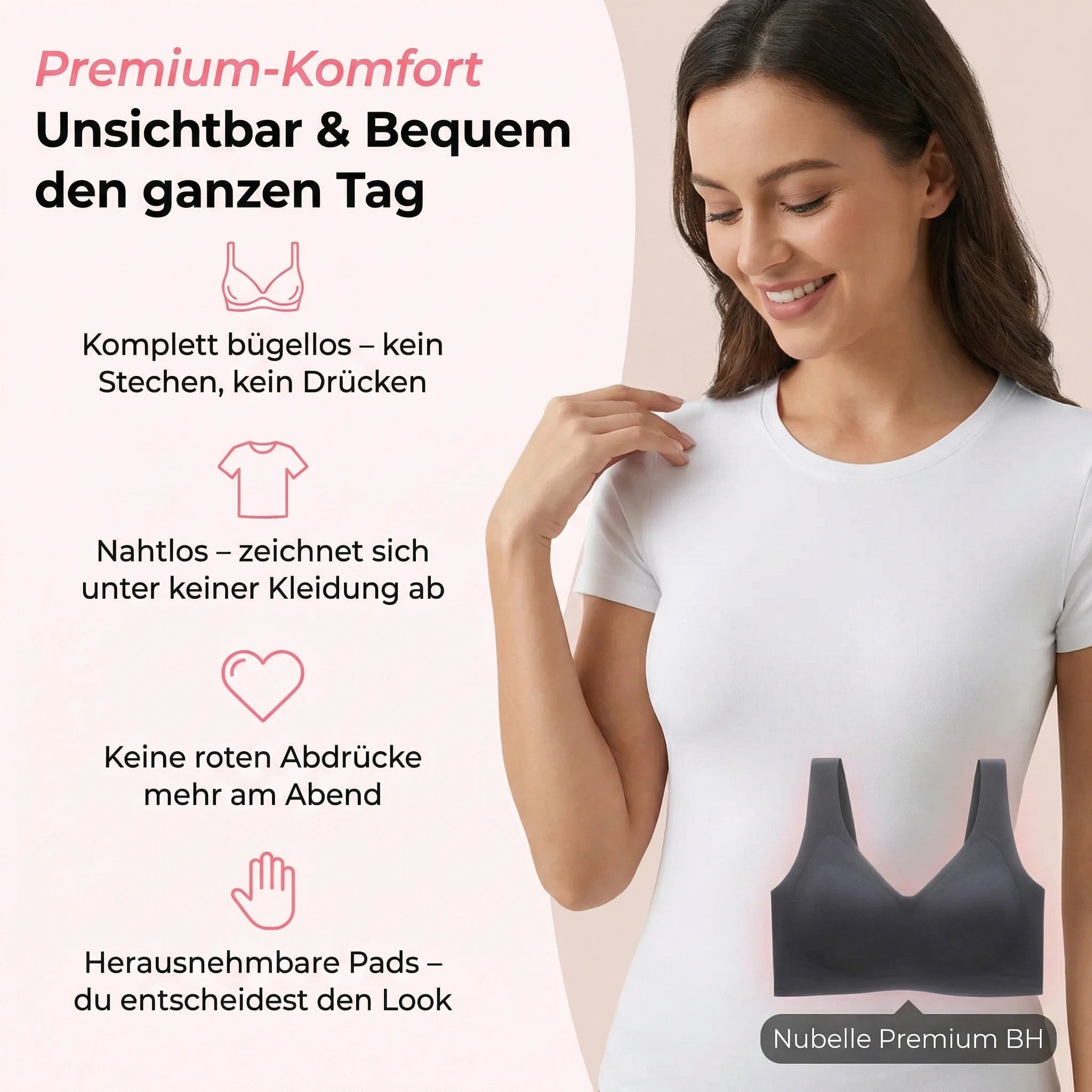 NUBELLE - Nahtloser Premium BH Gratis Bundle
