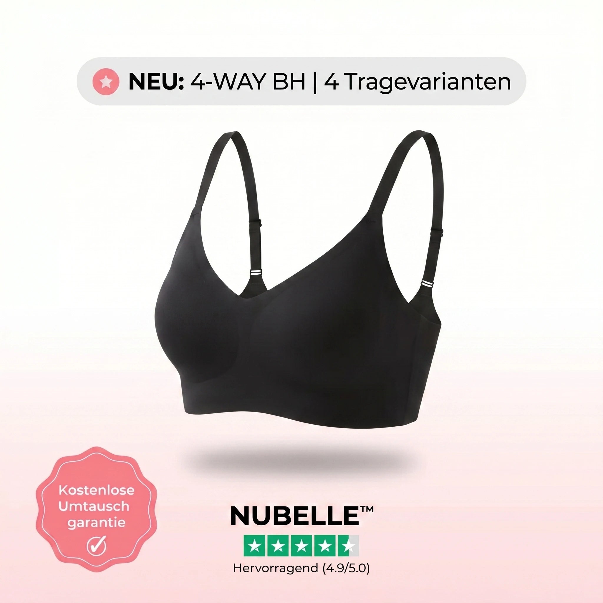 NUBELLE - Nathloser 4-WAY Bra