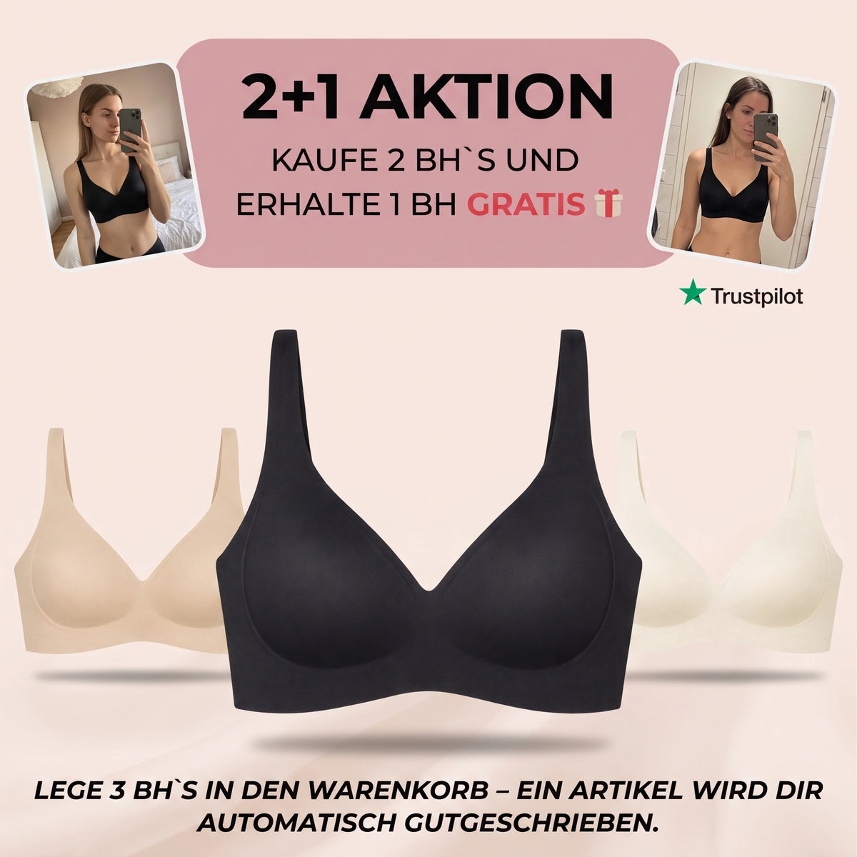 NUBELLE - Nahtloser Essence BH