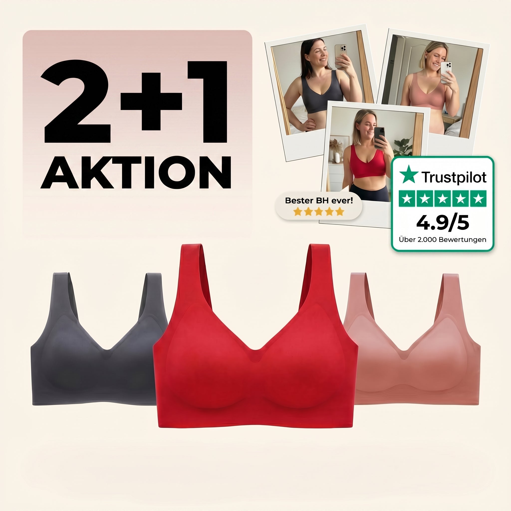 NUBELLE - Seamless Premium Bra