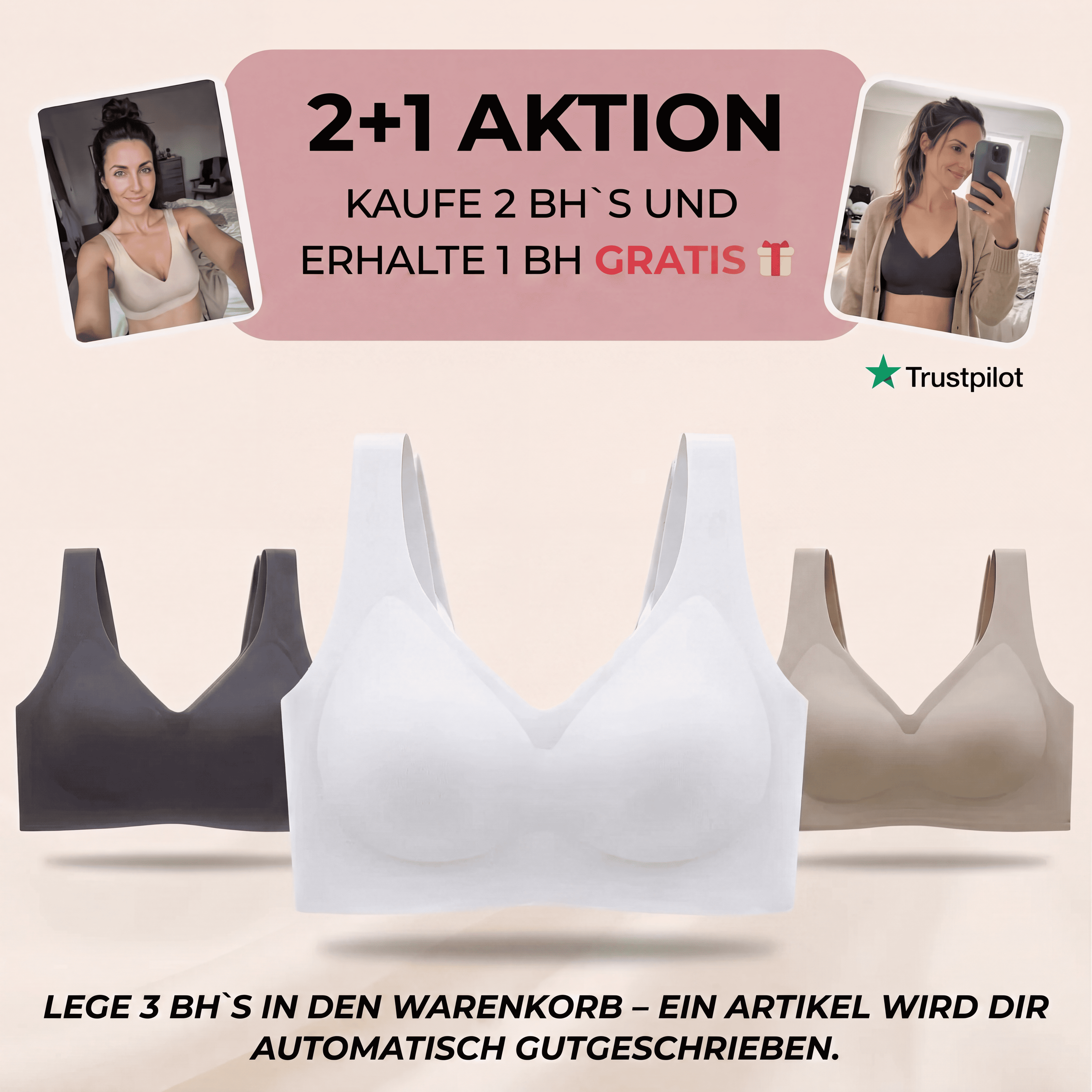 NUBELLE - Nahtloser Premium BH